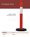Poste 1100MM com Base 6KG