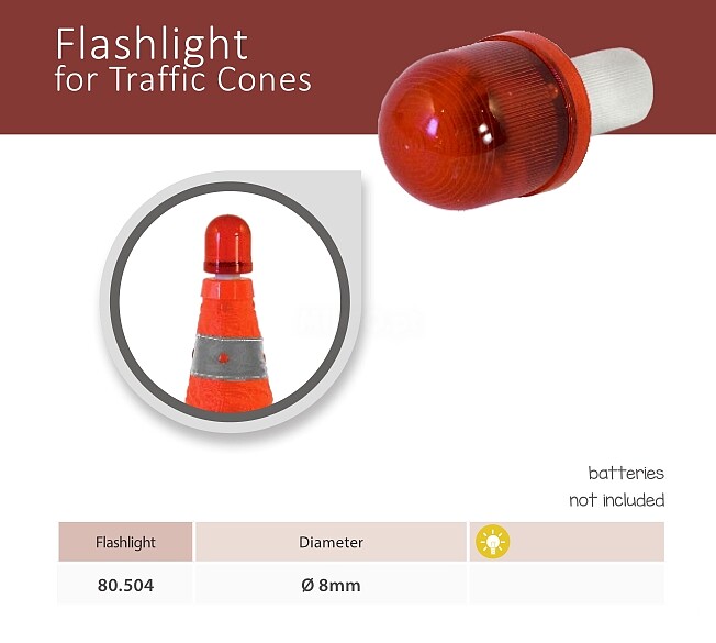 Luz para Cone (Sem Pilhas)