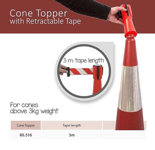 Fita Extensível para Cone R/B 3 Metros