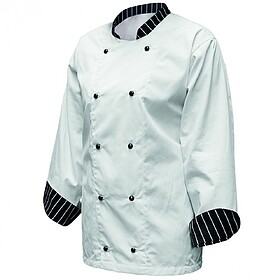 JALECA RISCAS COZ. M/COMPRIDA 65%POL/35%VISC 290GR