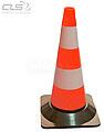 CONE POLIETILENO SINALIZ. BRANCO/VERMELHO 50 CM ( venda a unidade ) pag.143