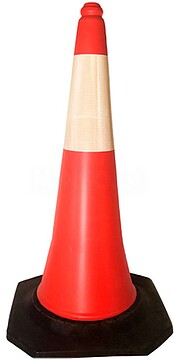 CONE SINALIZAÇAO 100% RECICLADO 75 CM