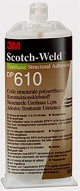 Adesivo epóxi PU transparente DP610 (cartucho de 50 ml)