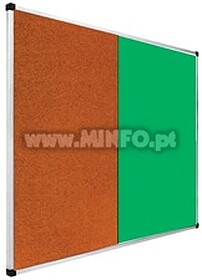 Quadro Combi Porcelana Verde+Cortiça 120x200