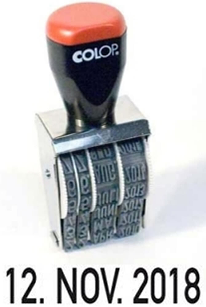 Datador Colop Banda ( altura x 9mm) : Não personalizável