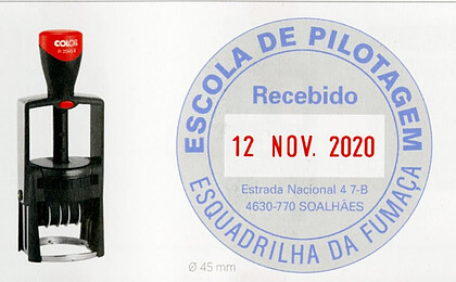 Colop Classico 2045 6 (45x45mm) : Já Inclui Personalização