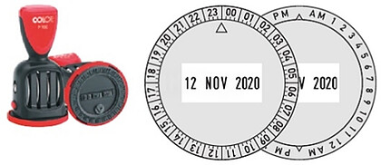 Colop P 700 UZ 12H Datador Relógio (50x50mm)