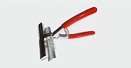 Alicate para esticar telas - Cabo vermelho - Braçadeira de 120 mm