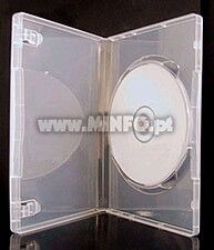 Caixa DVD Translucido 1DVD/CD (135x190x14mm)
