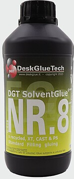DGT SolventGlue NR.8 Cola de enchimento padrão (garrafa de 1 litro)