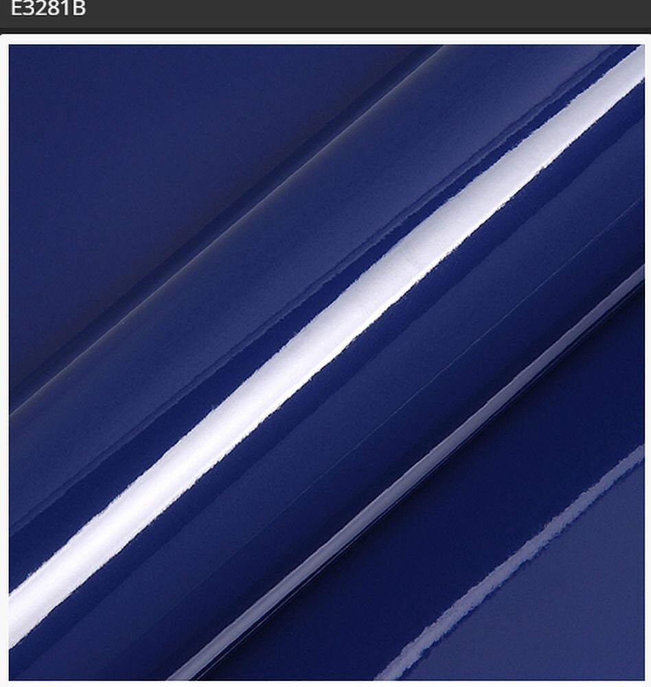 Vinil de Corte Hexis Ecotac E3000 Azul Marinho Brilho E3281B
