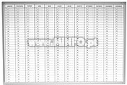 Quadro Planning Mensal 60x90 Porcelana Branca - Português