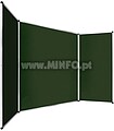 Quadro Triptico Porcelana Azul 90x120 + 2 Abas 90x60