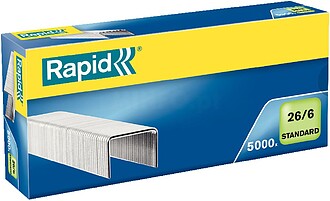 es24861800 : Agrafes 26/6 mm cx. 5000 galvanizado Standard :...