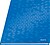 80 folhas 90 g - pautado 5, microperfuradas, A4 : azul : venda multiplos 6 uni es46251036 - imagem 1