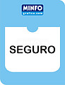 Autocolante c/Bolsa de SEGURO : Dimensão autocolante 65x85 mm : P/ Automóvel