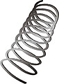 PACK DE 50 ESPIRAIS EM METAL PRATA 28MM : Espiral Metálica Simples FEL-5101001