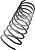 PACK DE 100 ESPIRAIS EM METAL PRATA 12MM : Espiral Metálica Simples FEL-5101801 - imagem 1
