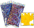 CONFETI AMARELO SACO 90 GR. uni.min.venda: 1 x SACO