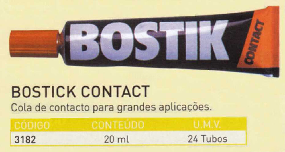 COLA BOSTICK CONTACT 20ML uni.min.venda: 24 x UNI