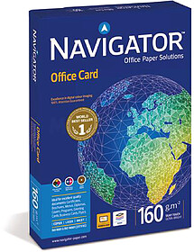 Navigator Papel office Card A3 160 g/m2 : Pack 250 folhas