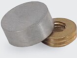 Fix Cápsula (4 uni)FIXY D12 Face Plana Bronze Cromado Satin