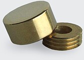 Fix Cápsula (4 uni)FIXY D15 Face Plana Bronze Ouro Polido