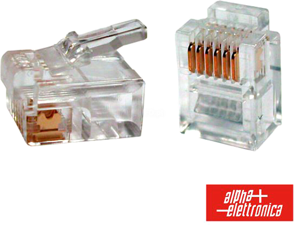 Ficha Telefone RJ12 Modular 6P6C G-94-314