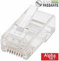 Ficha RJ45 Modelar 8P8C CAT5 Passante G-94-914/5