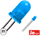 LED 3MM Azul Difuso Intermitente Jolight G-LL0340B-D