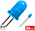 LED 10MM Alto Brilho Azul Difuso JoLight G-LL1010B-D - imagem 1