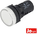 Luz Piloto Redondo de Painel 22MM 12V Branco Jolight G-LL9051-6