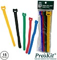 Braçadeira Velcro Multicor 200MM 15X Proskit G-MS-V308