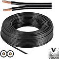 Cabo Coluna 2X0.50MM Preto Vsound G-PCC050P/50