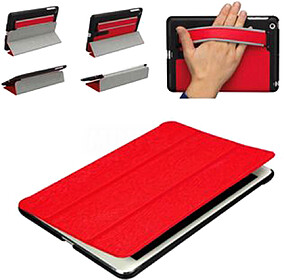 G-PCMP200R : Capa inteligente em pele vermelha para Apple iP...