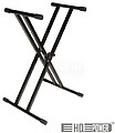 Suporte Duplo em Forma de X P/ Instrumentos HQ Power G-VDLIS2N
