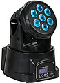 LED mini moving head 7x10W RGBW - em preto Venda Multiplos: 0 unid G-VDPL710MHW14B