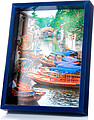 Coleção Color Deco Azul Hofmann mod: 48 10x15-A : Porta Retratos MOLDURA PRODUNDA 10X15 AZUL