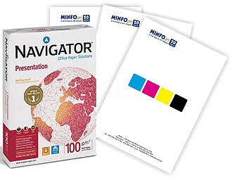 Papel Fotocopia Navigator A4 100gr c/Opção de Impressão D...
