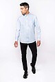 CAMISA MANGA COMPRIDA EM OXFORD DE TRATAMENTO FÁCIL : Oxford Blue, Oxford Silver 130/135gr. : tam.S to 6XL : pag.174/13