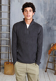 Pullover com Fecho Kariban: 700gr/m² : 100% Algodão : Tama...