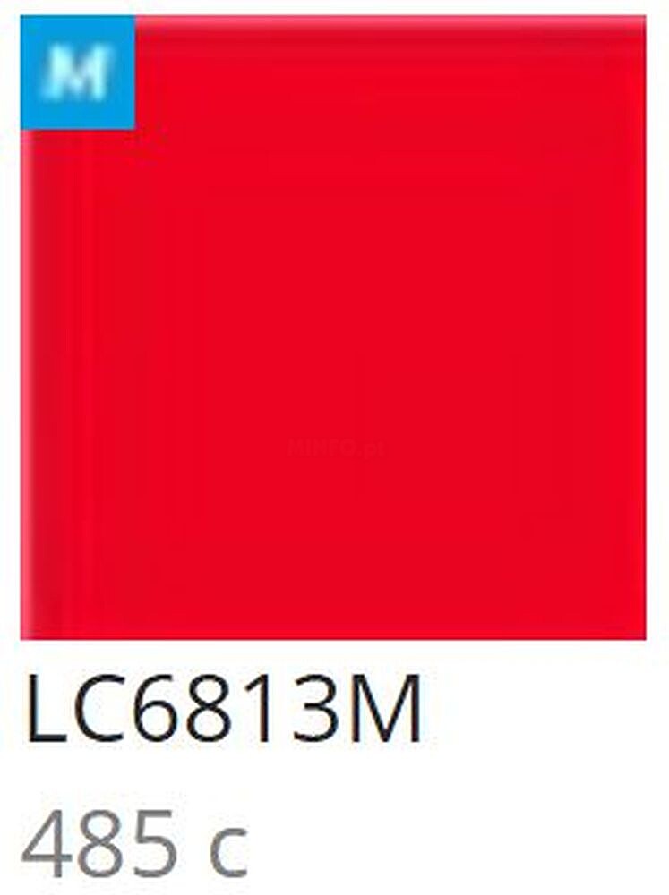 Electro Cut LC6813M Translucent Tomato Red Matt 610mm x 5m