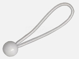 ELASTICO C/ BOLA PRETO 25cm P/ FIXAÇÃO DE LONAS (25 UNI)