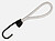 Elastico C/ Gancho Branco 18cm P/ Fixação de Lonas (25 Uni) - imagem 1