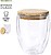 Copo Térmico Nystre Cristal Borossilicato/ Bambu 250 ml 1071 - imagem 2