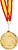 Medalha Corum Metal ESPANHA/ SILVER 3743 - imagem 2