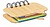 Bloco Adesivo Mabur Bambu 100 Notas Adesivas 5 x 7,5 cm. 125 Mini Notas Adesivas 1,5 x 5 cm 20967 - imagem 2