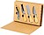 Set Vinhos e Queijos Sondrex Bambu/ Aço Inox 4 Acessórios 21098 - imagem 2
