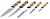 Set Facas Wheeler Aço Inox/ Madeira 5 Peças 1693 - imagem 3