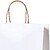 Saco Asa Torcida Papel Branco Reciclado 32x40x12cm : 100g/m2 Mepus 2720 - imagem 3